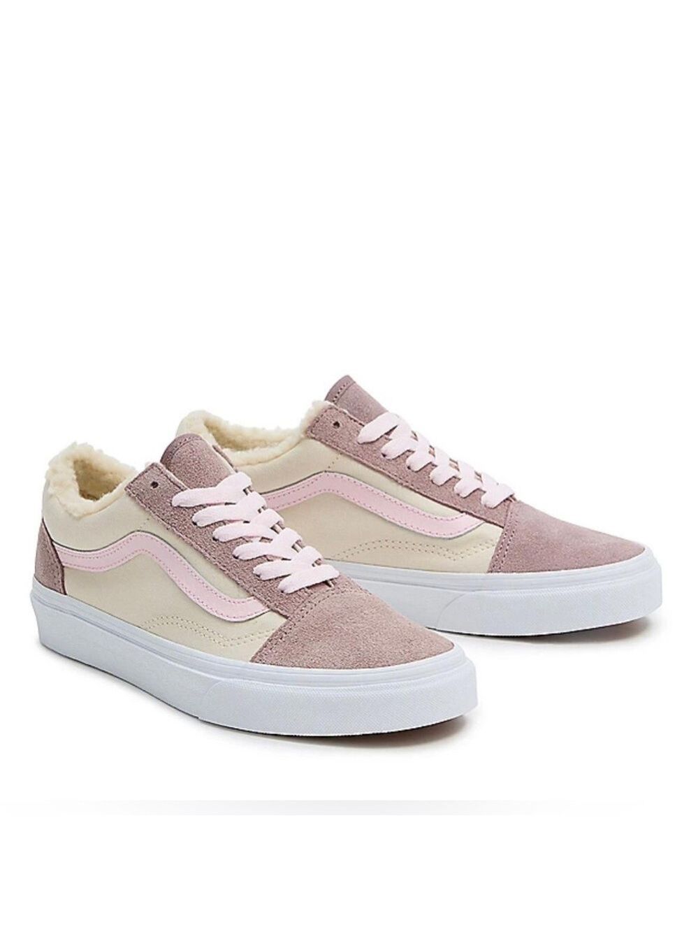 Vans Unisex Suede Sherpa Old Skool Low Top Sneakers Shoes - new - Picture 3 of 13